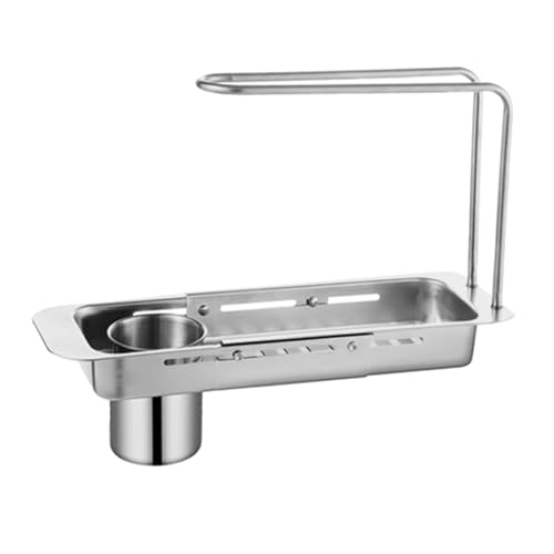 Mocoocouture Multifunktional Über Dem Spüle Lagerregal Edelstahl Einstellbares Für Mess Release Kitchen Space Erweiterbares Küchenregal von Mocoocouture