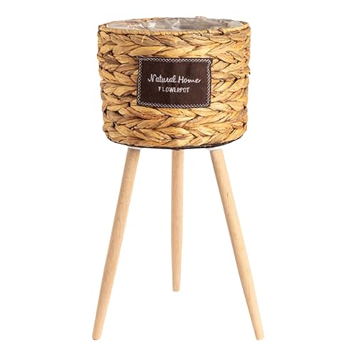 Mocoocouture Stilvoller Innenpflanze Rack Gourd Grass Pflanzer Ausstellungskorb Mit Holzbeinen Dekorative Wohnzimmer Blumentöpfe Pflanzerstand Ständer Mocoocouture Stilvoller Innenpflanze Rack Gourd Grass Pflanzer Ausstellungskorb Mit Holzbeinen Dekorative Wohnzimmer Blumentöpfe Pflanzerstand Ständer von Mocoocouture