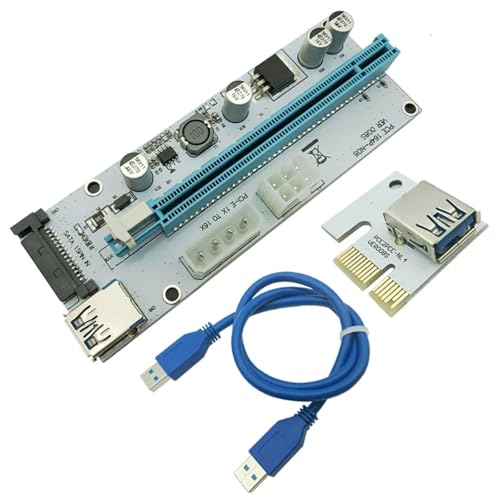 Mocoocouture VER008S PCIE 1X GPU Karten Verlängerungskabel Mit USB3.0 PCIE 1X Auf USB Adapter Für Effiziente Datenübertragung Weit Kompatibel von Mocoocouture