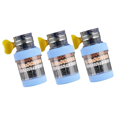 Packung 3 Küchenarmatur Düse Extender Mit Filter Tragbarer Verlängerungsadapter Tap Filter Wasserflüsse Belüftung Absenktable Düse von Mocoocouture