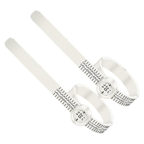 Wiederverwendbare Fingergröße Messringe Sizer Messwerkzeug Mit Lupe Glassschmuck Größenwerkzeugringe Messer Biegsames Messwerkzeug Wiederverwendbare Fingergröße Messringe Sizer Messwerkzeug Mit Lupe Glassschmuck Größenwerkzeugringe Messer Biegsames Messwerkzeug von Mocoocouture