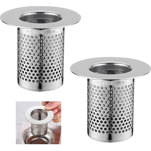 Mocrop 2er Set Abflussieb 5 cm Sink Strainer 304 Edelstahl Spülbecken Sieb Haarsieb Waschbecken Abfluss für Spülbecken für Küche Badezimmer Bad Balkonbodenablauf Mocrop 2er Set Abflussieb 5 cm Sink Strainer 304 Edelstahl Spülbecken Sieb Haarsieb Waschbecken Abfluss für Spülbecken für Küche Badezimmer Bad Balkonbodenablauf von Mocrop