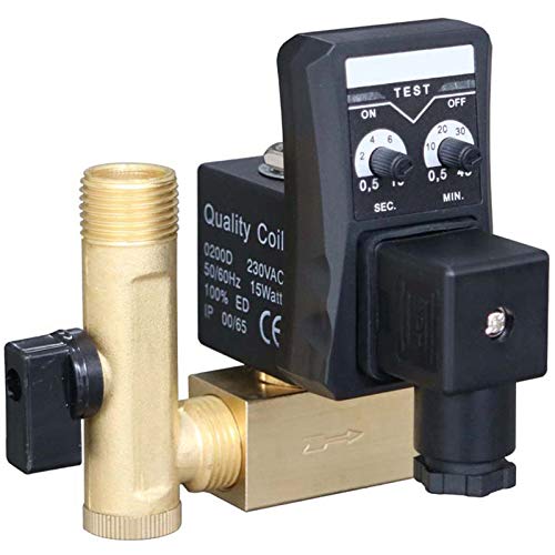 Mocturnity 1/2 Dn15 Elektrische Timer Auto Wasser Ventil Magnet Elektronisches Ablass Ventil für Luft Kompressor Kondensat von Mocturnity