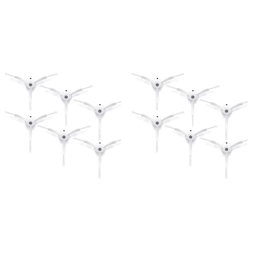 Mocturnity 12 Stück Seiten Bürste für S6 S6 Pure S5 S5 Max S4 E4 E20 E25 E35 C10 S50 S51 Roboter Vakuum Staubsauger Teile von Mocturnity