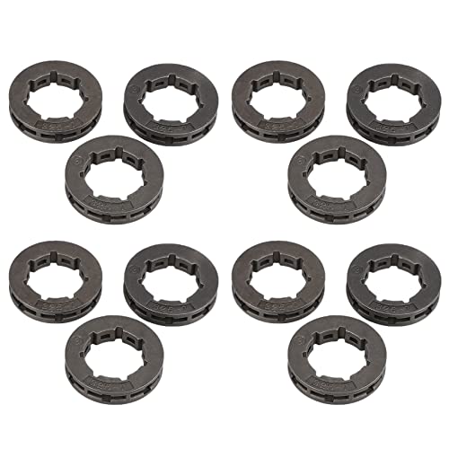 Mocturnity 12-Teilige Werkzeugteile Metallkettensäge Ersatzteil Kettenrad Felge Power Mate 325-7 Zum Austausch Der von Mocturnity