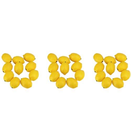 Mocturnity 120 Stück Künstliche Zitronen Gefälschte Zitronen Faux Zitronen Früchte Im Gelb 3 x 2 Breit Mocturnity 120 Stück Künstliche Zitronen Gefälschte Zitronen Faux Zitronen Früchte Im Gelb 3 x 2 Breit von Mocturnity