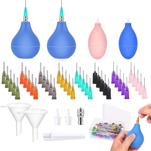 Mocturnity 127-teiliges Töpfer-Werkzeugset mit Präzisions-Applikatoren aus Keramik, Werkzeug für Glasurflaschen aus Keramik, für Dekorationsset für Töpferkunst von Mocturnity