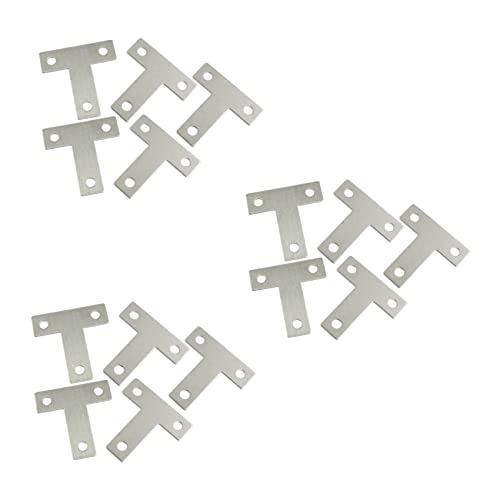 Mocturnity 15 Stueck Edelstahl Winkelblech-Ecke-Code T-Regalboeden 40 x 40 mm Mocturnity 15 Stueck Edelstahl Winkelblech-Ecke-Code T-Regalboeden 40 x 40 mm von Mocturnity
