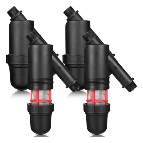 Mocturnity 2 Pack Tropfbewässerung Inline Y -Filter mit Maschenbildschirm, 3/4 "X 3/4" Männliche Fadenverbindung Hydroponik Verwendung von Mocturnity