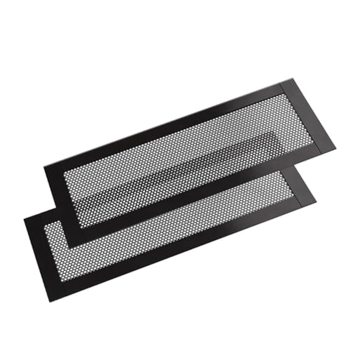 Mocturnity 2 Stück Magnetische Bodenlüftungsabdeckung, 4 X 10, Belüftungsgitterabdeckung Aus PVC für Wand, Decke und Boden, Fängt Schmutz Auf, Langlebig, Einfach zu Installieren, Einfach zu Verwe von Mocturnity