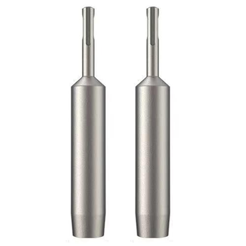 Mocturnity 2 Stück SDS Plus Erdungsstab-Treiber 20 mm Erdspieß Hammerbohrer Erdungsstab Metall-Erdungsstab-Treiber Elektrowerkzeug von Mocturnity