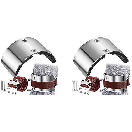 Mocturnity 2 x Ersatz-Gurt-Set für Trockenbaustellen, bequemes Gurt-Set für Heimwerker, Griffe für Beine, Gipskartonplatten, Beinband von Mocturnity