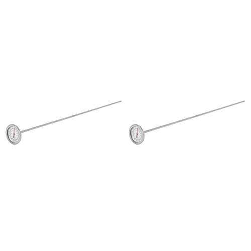 Mocturnity 2 x Kompost-Bodenthermometer mit Messsonde aus Edelstahl für Lebensmittel, von mehr als 50 cm Länge Mocturnity 2 x Kompost-Bodenthermometer mit Messsonde aus Edelstahl für Lebensmittel, von mehr als 50 cm Länge von Mocturnity
