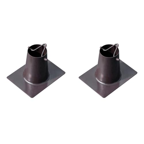 Mocturnity 2 x Regen-Kettenkanaladapter, gebogen, hochwertig, für Regenwasserleitung von Mocturnity