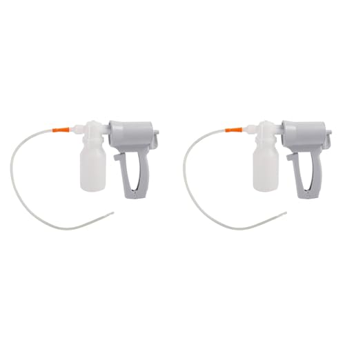 Mocturnity 2 x tragbare manuelle Saugpumpe, tragbare Saugpumpe, manuelle Saugpumpe von Mocturnity