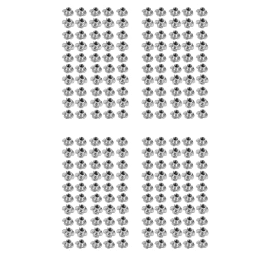 Mocturnity 200 Stück M8 Metall Einflussmutter T Doppelmuttern Dreieck Blindwinkel Metrisch von Mocturnity