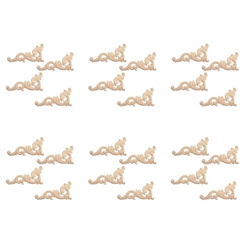 Mocturnity 24 Stueck Verzierung Ornament Ornamente Handgemacht Fuer Schrank Moebel Ecke 15x7.5cm Mocturnity 24 Stueck Verzierung Ornament Ornamente Handgemacht Fuer Schrank Moebel Ecke 15x7.5cm von Mocturnity