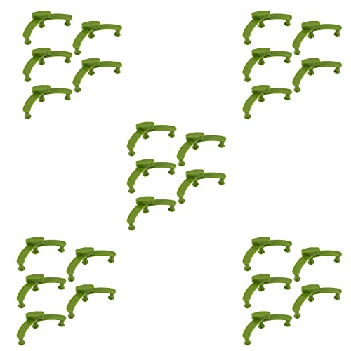 Mocturnity 25 Stück, verstellbare Fixierhilfe zum Biegen von Pflanzenzweigen, Wiederverwendbare Zweige, Fixierklemme für Zweige, Bonsai-Modellierwerkzeug für den Garten von Mocturnity