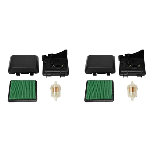 Mocturnity 2X 17220-ZM0-030 17231-Z0L-050 Luft Filter GehäUse Deckel + 17211-ZL8-023 Luft Filter für GCV160 Motor HRB216 RasenmäHer von Mocturnity
