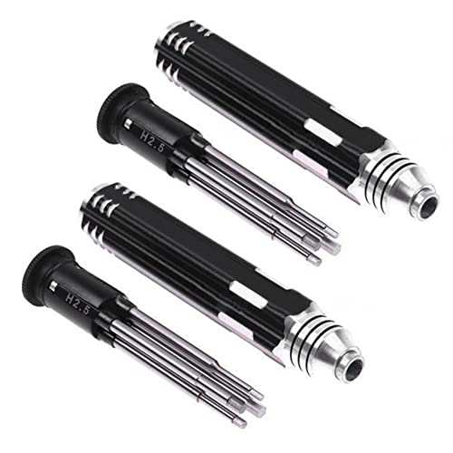 Mocturnity 2X 4 In 1 Sechskant Sechskantschraubendreher Werkzeugset 1,5-3mm für Rc Hubschrauber Auto Mocturnity 2X 4 In 1 Sechskant Sechskantschraubendreher Werkzeugset 1,5-3mm für Rc Hubschrauber Auto von Mocturnity