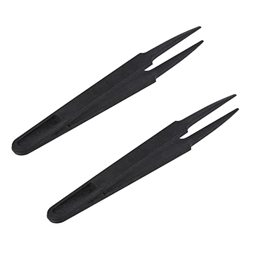 Mocturnity 2X Schwarz Kunststoff Anti Pinzette Reparatur Werkzeug von Mocturnity