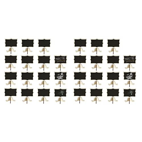 Mocturnity 30Er-Pack Mini-Tafel-Tischkarten mit Staffelei-Ständer - Kleine Rechteckige Tafelschilder für Hochzeiten, Geburtstagsfeiern, Tischnummern, Speiseschilder und Besondere Anlässe Mocturnity 30Er-Pack Mini-Tafel-Tischkarten mit Staffelei-Ständer - Kleine Rechteckige Tafelschilder für Hochzeiten, Geburtstagsfeiern, Tischnummern, Speiseschilder und Besondere Anlässe von Mocturnity