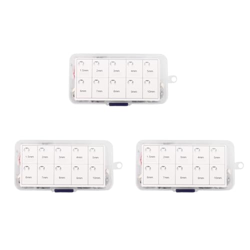 Mocturnity 360-teiliges Clipscheiben-Sortiment-Set aus Edelstahl 304, Sicherungsring für Achsspanner M1.5-M10 von Mocturnity
