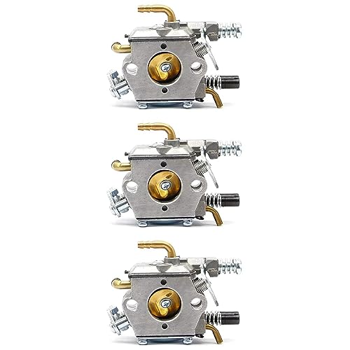 Mocturnity 3X Vergaser Passend für MP16 MP16-7 52Cc Vergaser 2 Takt Motor 4500 5200 5800 Kettensägen Rasen Mäher Garten Werkzeug Rohr von Mocturnity