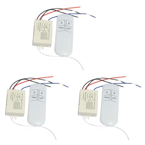 Mocturnity 3X Wireless ON/OFF 1 Weg 220 V Lampe Fernbedienung Schalter Empfänger Sender Controller Lampe Home Ersatzteile von Mocturnity