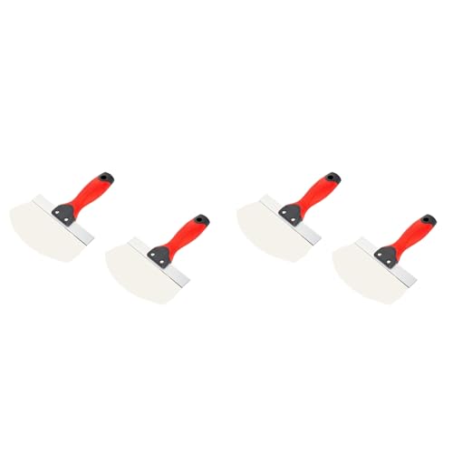 Mocturnity 4 Eimerschaufel für Trockenbau, Gips Eimerschaufel Aus Edelstahl - 6,5 Gebogene, Konturierte Klinge für Farbe, MöRtel von Mocturnity