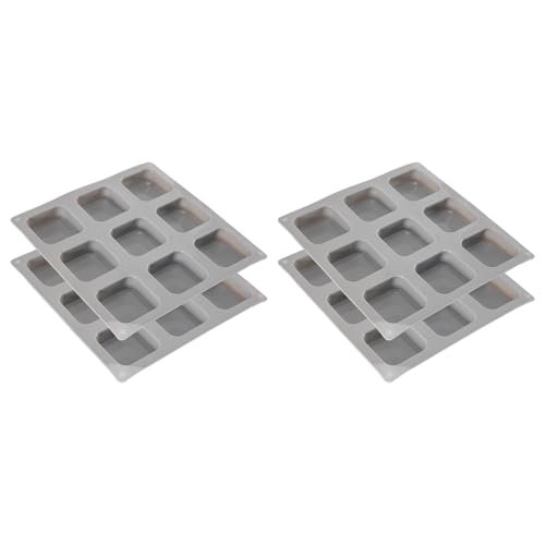 Mocturnity 4 Paket Silikon Seifen Formen 9 Hohl Räume Quadratische Seifen Form DIY Handgefertigte Silikon Form für Die Seifen Herstellung Mocturnity 4 Paket Silikon Seifen Formen 9 Hohl Räume Quadratische Seifen Form DIY Handgefertigte Silikon Form für Die Seifen Herstellung von Mocturnity