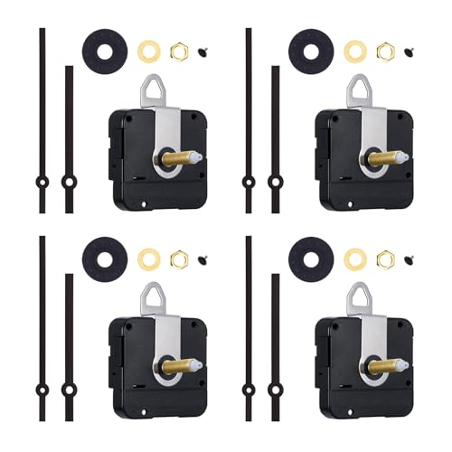 Mocturnity 4 Satz 28mm Langer Schaft Quarz Uhr Bewegung Mechanismus Uhr Reparatur Satz Uhrwerk DIY Motor Uhr Zubehör von Mocturnity