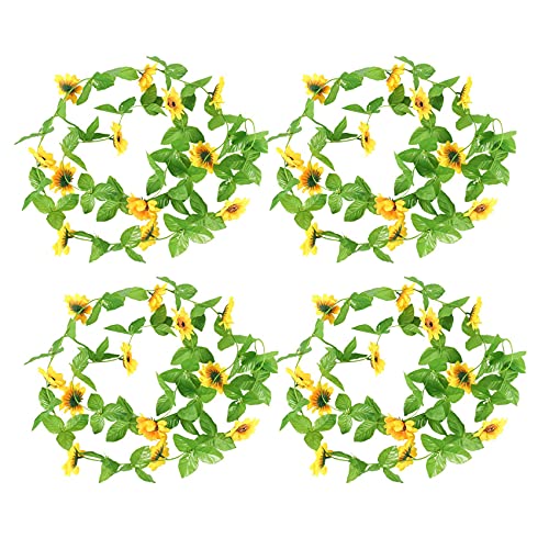 Mocturnity 4 StüCke 2,6 Mt Sonnenblume KüNstliche Girlande Pflanze KüNstliche Ausgesetzt GefäLschte Seide Reben DraußEn Drinnen HäNgen für Hochzeit Garten Korb Balkon Mocturnity 4 StüCke 2,6 Mt Sonnenblume KüNstliche Girlande Pflanze KüNstliche Ausgesetzt GefäLschte Seide Reben DraußEn Drinnen HäNgen für Hochzeit Garten Korb Balkon von Mocturnity