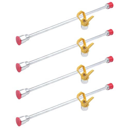 Mocturnity 4 Stück 20 Airless Sprayer Mal Werkzeug Verlängerungs Stange 50Cm mit Tip Bewachen Düsen Sitz Mocturnity 4 Stück 20 Airless Sprayer Mal Werkzeug Verlängerungs Stange 50Cm mit Tip Bewachen Düsen Sitz von Mocturnity
