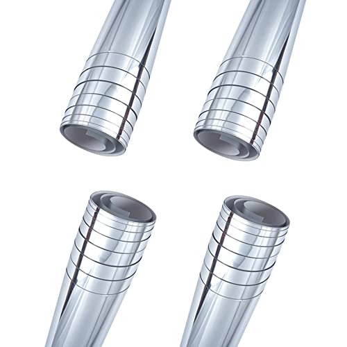 Mocturnity 4 x Aufkleber für die Wand des Raumspiegels, selbstklebend, rechteckig, Spiegelfolie Mocturnity 4 x Aufkleber für die Wand des Raumspiegels, selbstklebend, rechteckig, Spiegelfolie von Mocturnity