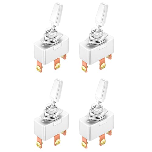 Mocturnity 4 x Schwerlast-Hebelschalter, 50 A, 12 V DC, R13-401-103, modifizierter Hochstrom-Hebelschalter Mocturnity 4 x Schwerlast-Hebelschalter, 50 A, 12 V DC, R13-401-103, modifizierter Hochstrom-Hebelschalter von Mocturnity