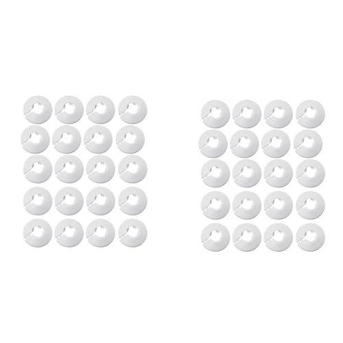 Mocturnity 40 Stück 1/2 Zoll Wasserrohrabdeckung Dekoration 16 mm Rohrabdeckung Wandrohrdekoration Heizkörper Mocturnity 40 Stück 1/2 Zoll Wasserrohrabdeckung Dekoration 16 mm Rohrabdeckung Wandrohrdekoration Heizkörper von Mocturnity
