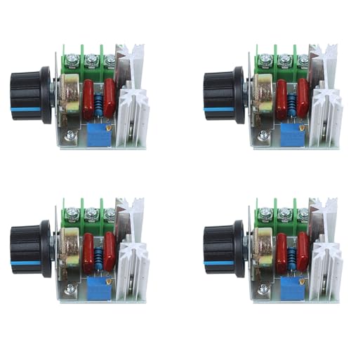 Mocturnity 4X Regler des Spannungs Reglers Geschwindigkeits Dimmer SCR 2000W AC 220V von Mocturnity