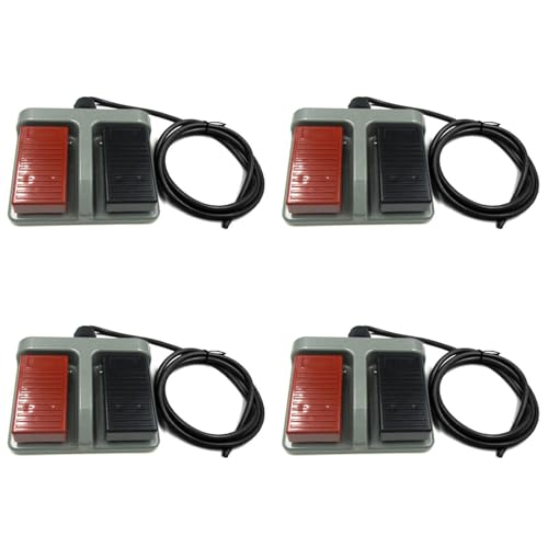 Mocturnity 4X Sofortiger Kunststoff Fuß Schalter Infinite Doppelt Pedal Wege Dual Verwenden Tumble Schalter von Mocturnity