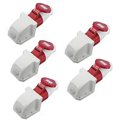 Mocturnity 5 x 16 Amp 5 Stecker & Stecker, wetterfest, IP44, 3 Phasen, 380-415 V, 3P + N + Erde 16 A Mocturnity 5 x 16 Amp 5 Stecker & Stecker, wetterfest, IP44, 3 Phasen, 380-415 V, 3P + N + Erde 16 A von Mocturnity