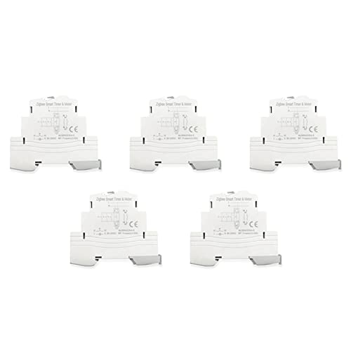 Mocturnity 5 x intelligenter Schalter ATMS 1602Z 16 A DIN-Schiene, 1P, Synchronisationsschalter, Fernbedienung, kabellos, 220 V, Synchronisationsschalter von Mocturnity