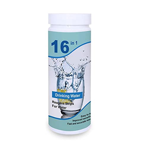 Mocturnity 50 Teststreifen für Pools, pH-Teststreifen, 16-in-1 Trinkwasser, Spa-Teststreifen, für Brunnen- und Leitungswasser von Mocturnity