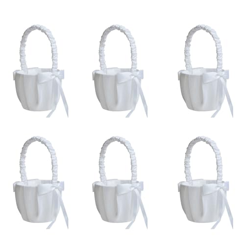 Mocturnity 6 x Romantische Hochzeitszeremonie mit Satin-Schleife und Blumen von Mocturnity