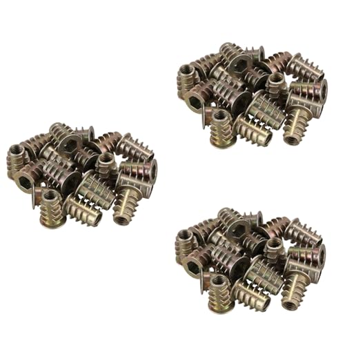 Mocturnity 60 StüCk M6X15Mm Innensechskantmutter mit Gewindeeinsatz für Mocturnity 60 StüCk M6X15Mm Innensechskantmutter mit Gewindeeinsatz für von Mocturnity