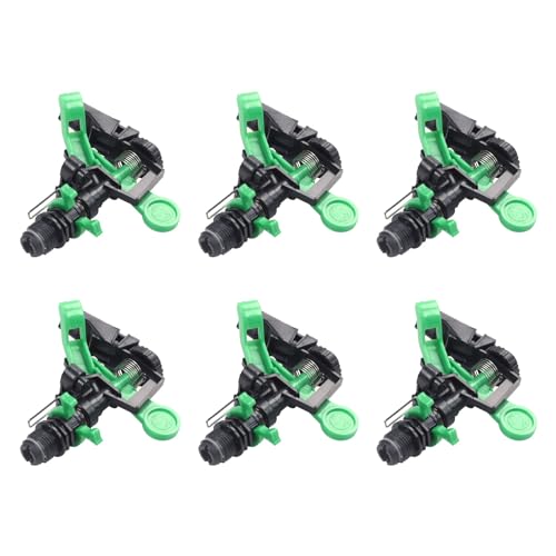 Mocturnity 6X Garten Rasen Werkzeuge der Bewaesserung Haltbarer Sprinkler im Garten Rotierende Spruehduese Tropfer Von Bewaesserung der Pflanze Sprinkler Mocturnity 6X Garten Rasen Werkzeuge der Bewaesserung Haltbarer Sprinkler im Garten Rotierende Spruehduese Tropfer Von Bewaesserung der Pflanze Sprinkler von Mocturnity