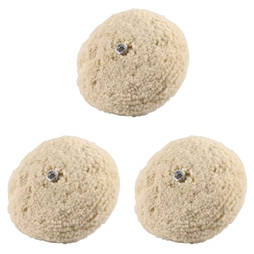 Mocturnity 7 Doppel Seitiges Polieren Kissen Polieren Kissen mit 5/8 Bolzen (Pack mit 3) von Mocturnity