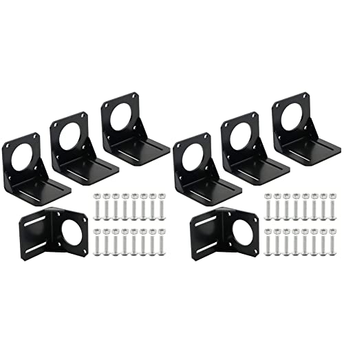 Mocturnity 8 Stück 57 Schrittmotor für Nema 23 fester Sitz, Halterung aus Stahl für Schrittmotor, Nema 23 Mocturnity 8 Stück 57 Schrittmotor für Nema 23 fester Sitz, Halterung aus Stahl für Schrittmotor, Nema 23 von Mocturnity