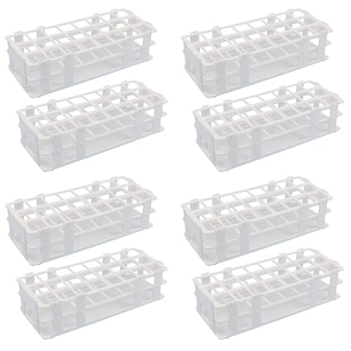 Mocturnity 8 Teiliges Kunststoff Reagenz Glas Gestell 24 Loch Labor Reagenz Glas Halter für 25 mm Reagenz GläSer, Abnehmbar, Mocturnity 8 Teiliges Kunststoff Reagenz Glas Gestell 24 Loch Labor Reagenz Glas Halter für 25 mm Reagenz GläSer, Abnehmbar, von Mocturnity