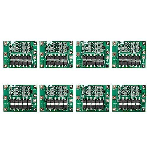 Mocturnity 8X 4S 40A Lithium-Ionen Akku 18650 Ladegerät PCB Schutzplatte für Bohrmotor, 14,8 V, 16,8 V von Mocturnity
