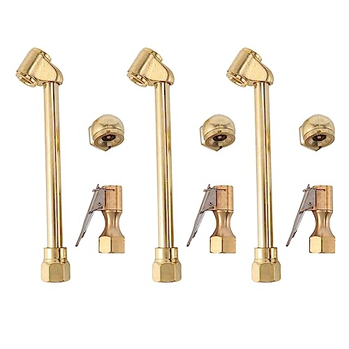 Mocturnity 9 Paket Heavy Duty Messing Luft Futter Set, 1/4 Messing Luft Futter für Kompressor Zubehör für Reifen Füller Mocturnity 9 Paket Heavy Duty Messing Luft Futter Set, 1/4 Messing Luft Futter für Kompressor Zubehör für Reifen Füller von Mocturnity